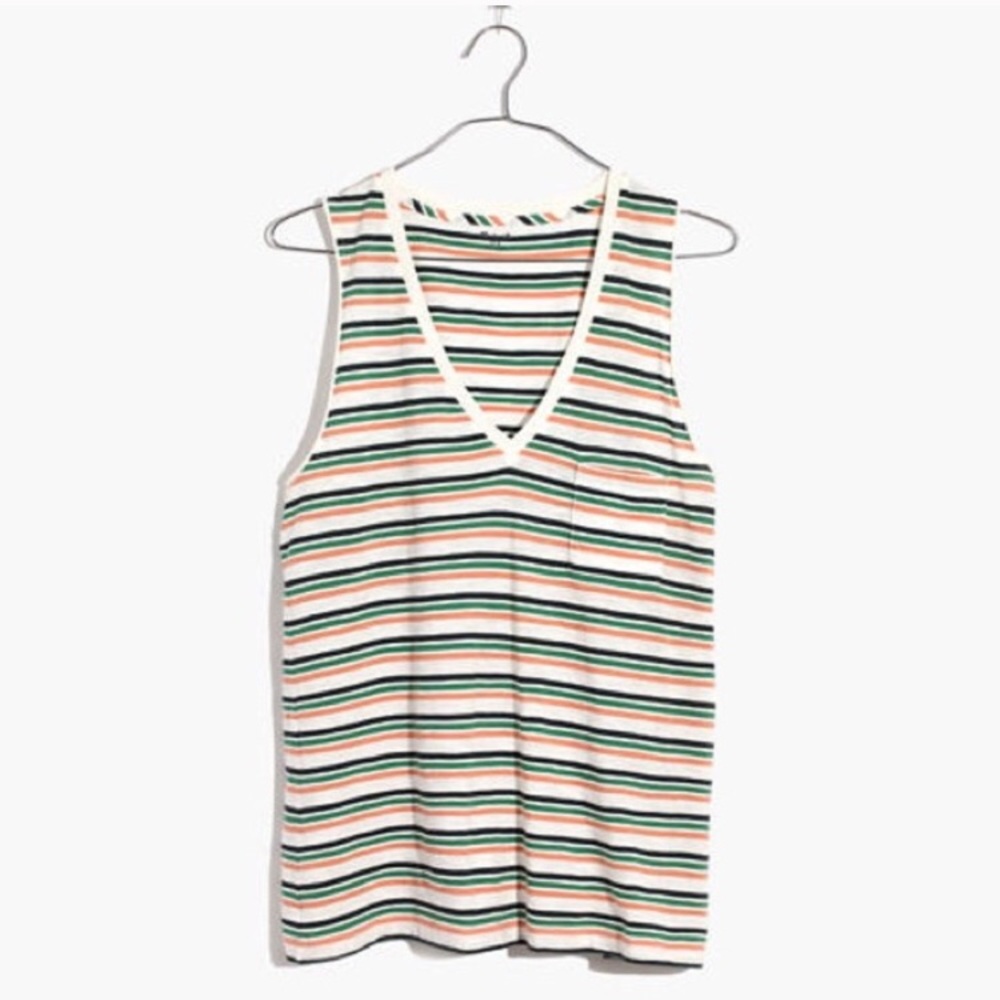 Madewell Stripe Tank Top size xs